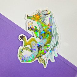 Naklejka "Smok stokrotka" | Sklep Online