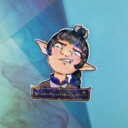 Naklejka "Shadowheart Disapproves" - Efekt Holo | Sklep Online