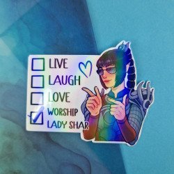 Naklejka "Shadowheart" - Efekt holo | Sklep Online