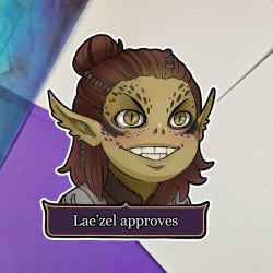 Naklejka "Lae'Zel Approves" | Holo | Sklep Online