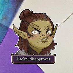 Naklejka "Lae'Zel Disapproves" | Holo | Sklep Online