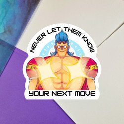 Naklejka "Franky Nipple Lights" | One Piece | Sklep Online