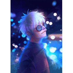 Print Jujutsu Kaisen - Gojo Satoru - Anime Print | Sklep Online