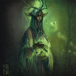 Print z Leśnym Fantasy Druidem – Idealna Dekoracja do Pokoju | Sklep Online