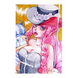 One Piece: Perona | Print A5 | Papier Akwarelowy | Sklep Online