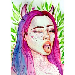 Diablica - Artystyczny Wydruk do Pokoju | Sklep Online